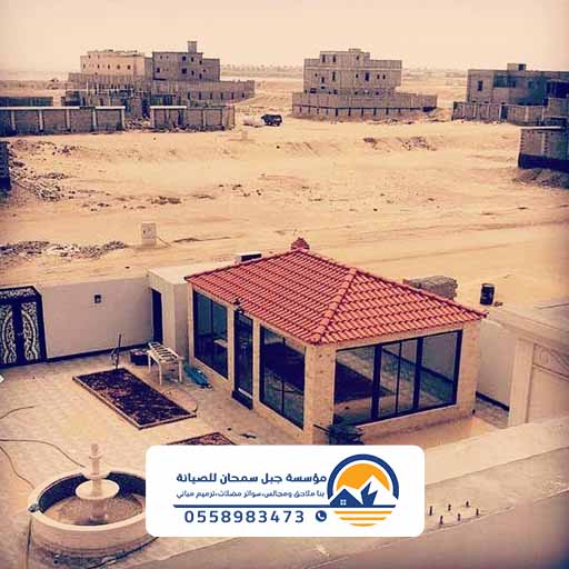 تكلفة بناء ملحق خارجي قرميد